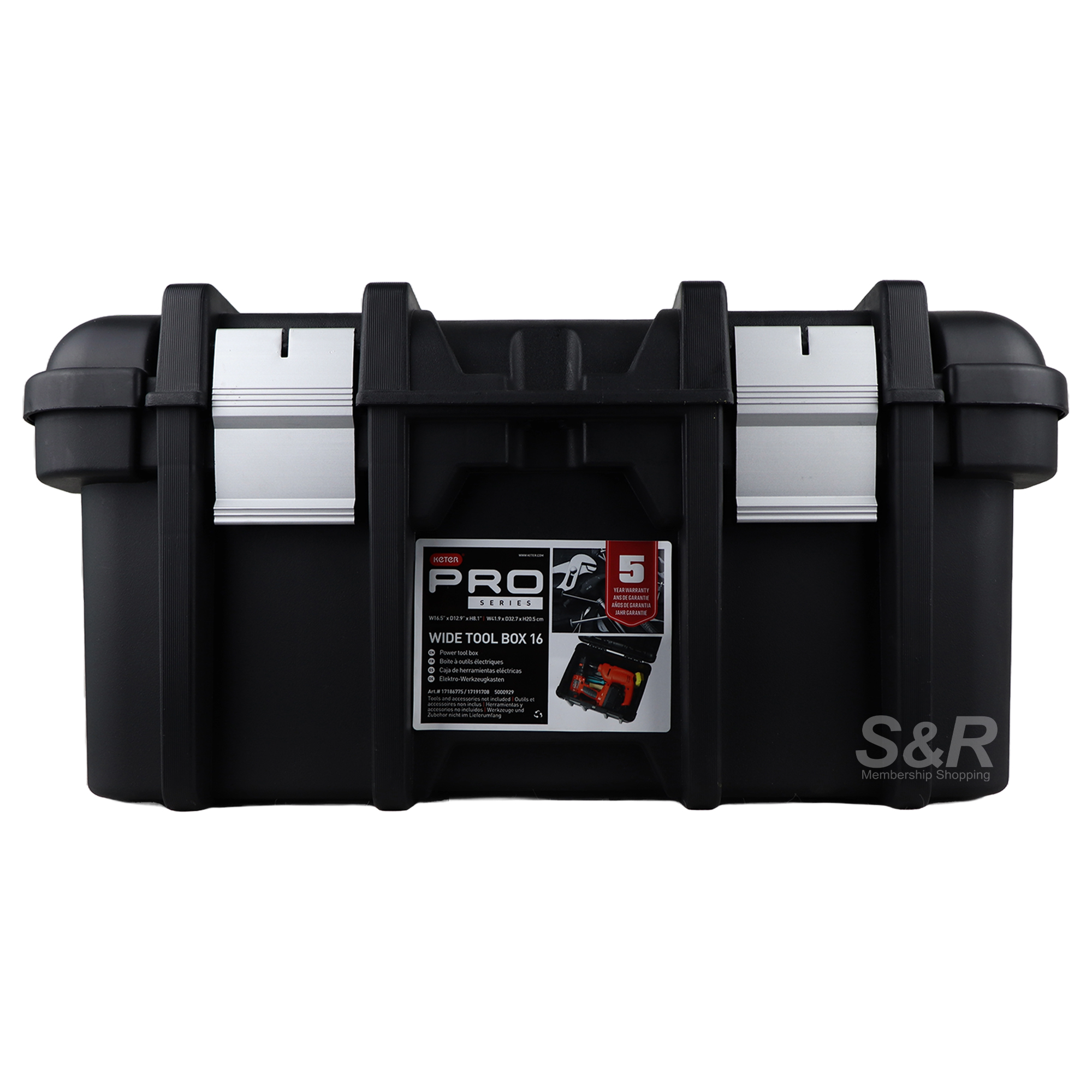 Keter Pro Series Wide Tool Box 16in Keter Pro Series Wide Tool Box 16in